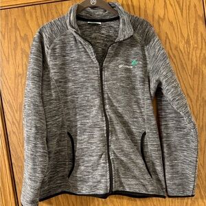 Gray fleece Girl Scouts Jacket